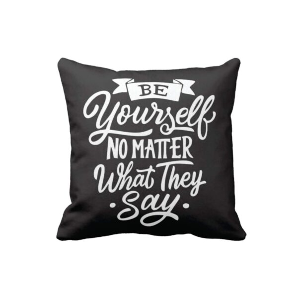 ? 20X20 inches Cushion Cover Nothing is Impossible The Word Itself Says I'm Possible Motivational Quotes Printed Sofa Throw Pillows