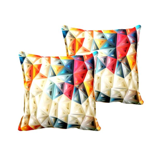 Appealingly Abstract Cushion Cover Set of 2 12X12 inches