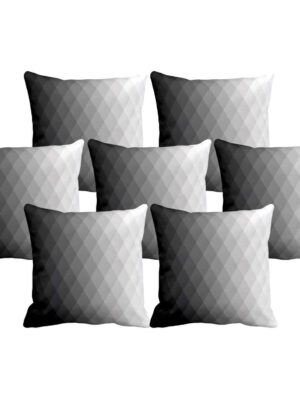 Pleasingly Abstract Cushion Cover Set of 7 20X20 inches