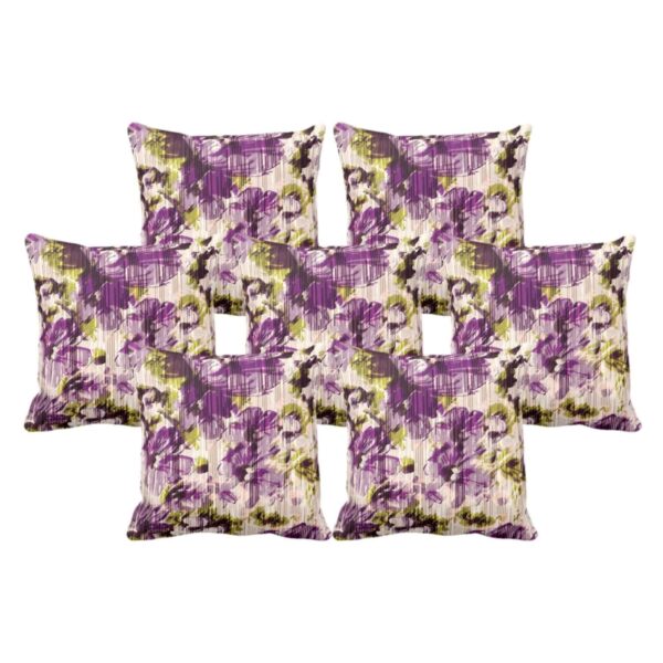 Delightfully Pleasingly Abstract Cushion Cover Set of 7 16X16 inches