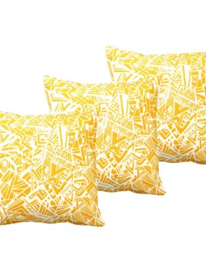 Exquisitely Abstract Cushion Cover Set of 3 20X20 inches