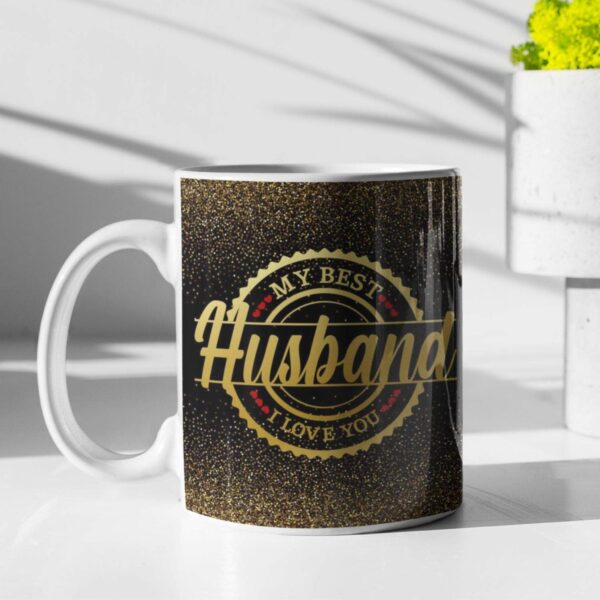 Birthday Gifts Chocolate Gifts Combo for Husband Mug, Cushion Cover, Bunch of 5 Roses, Post Card, 10 Cadbury Dairy Milk (15g Each), Magnet
