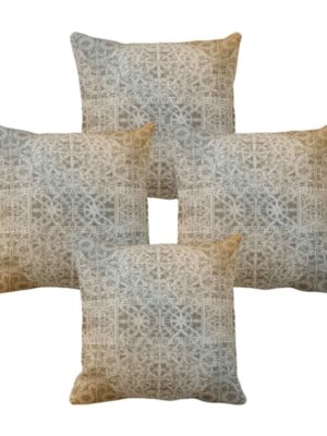 Attractively Perfectly Abstract Cushion Cover Set of 4 20X20 inches