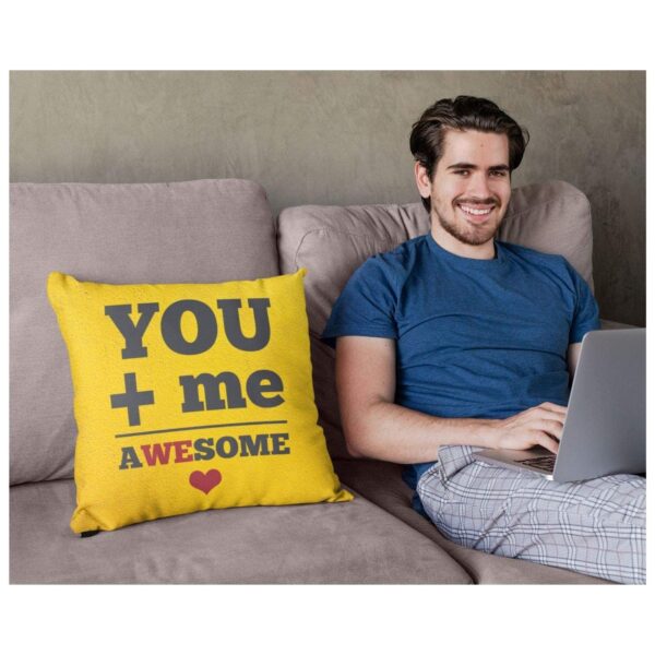Couple Valentine's Day Gifts 20x20 Inches Throw Cushion Covers Pillows Set of 2 for Husband Wife Girlfriend Boyfriend - You are Just My Ty