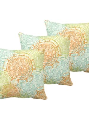 Dazzling Abstract Cushion Cover Set of 3 12X12 inches