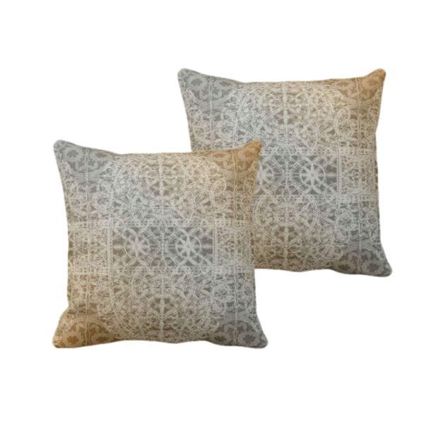 Attractively Perfectly Abstract Cushion Cover Set of 2 12X12 inches