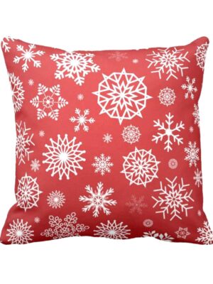 Christmas Gifts Cushion Covers House Decoration 20 x 20 inches - Xmas Snowflakes Snowman