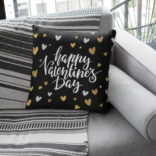 Happy Valentines Day Gifts for Boyfriend Husband Cushion Cover Throw Pillow Love - 24 x 24 inches