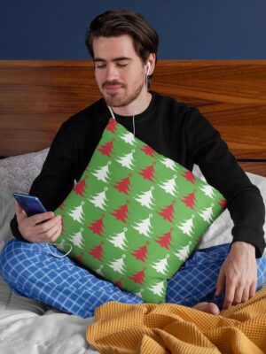 Christmas Gifts Cushion Covers House Decoration 16X16 inches - Xmas Tree